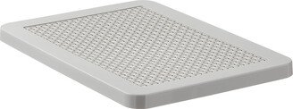 M/L/XL Cottage Woven Bin Lid Light Grey