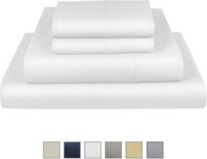 Fisher West New York Liberty 750 Thread Count Cotton Rich Wrinkle Resistant Fits Mattress Upto 17