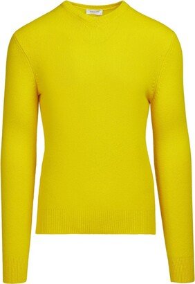 Logo-Plaque Fine-Knit Jumper