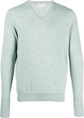 V-neck cashmere jumper-BZ