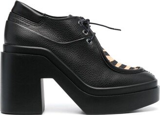 Nellop chunky-heeled derby shoes