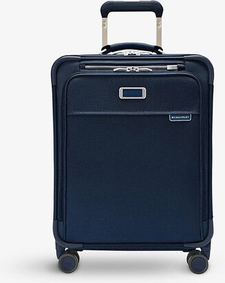 Navy Global Soft Shell 4-wheel Cabin Suitcase 53.3cm