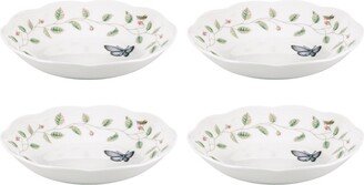 Butterfly Meadow 4-Piece Pasta Bowl Set