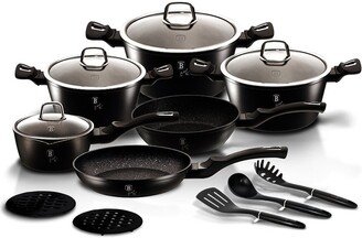 Berlinger Haus Berlinger Haus 15-Piece Kitchen Cookware Set Black Collection