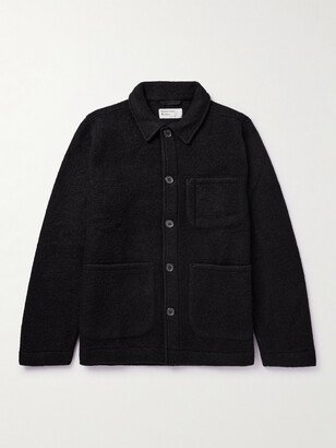 Wool-Blend Fleece Field Jacket