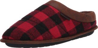 mens Asher Quilted Clog With Faux Leather Trim Slipper