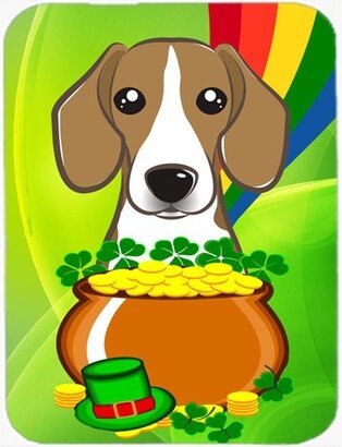 BB1983LCB Beagle St. Patricks Day Glass Cutting Board