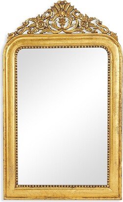 Primrose Valley French Country Goldtone Mango Wood Wall Mirror