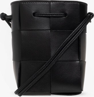 ‘Cassette Mini’ Bucket Bag - Black