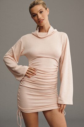 Daily Practice by Anthropologie Long-Sleeve Ruched Mini Dress-AA