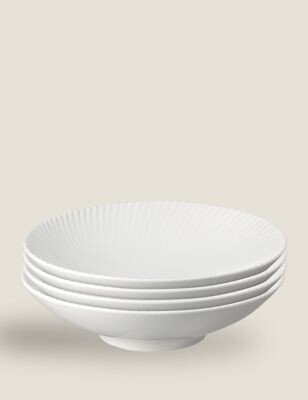 Set of 4 Arc Pasta Bowls