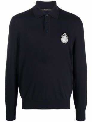 Embroidered Logo-Patch Polo Shirt