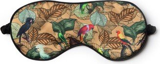 Gelso Milano Ocean Print Silk Eye Mask