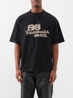 Oversized Bb-logo Cotton-jersey T-shirt