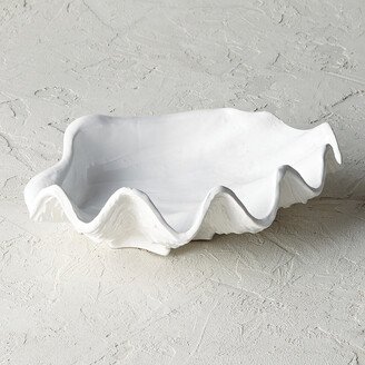 Oyster Shell Serving Bowl