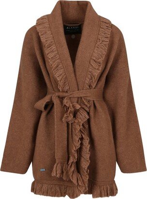 A Finest Fringed Oversized Cardigan