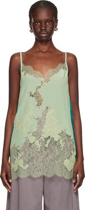 Green Paneled Camisole