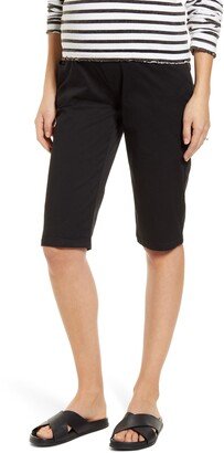 Knee Length Maternity Shorts