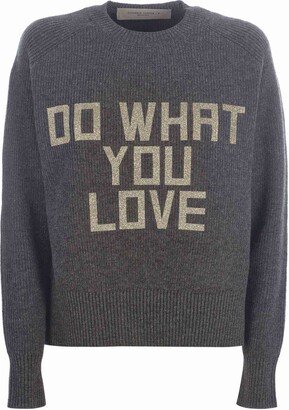 Sweater do What You Love In Virgin Wool Blend