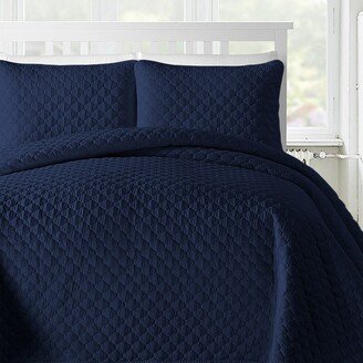 Kotter Home Ogee Diamond Quilt Bedding Set