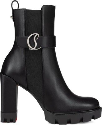 Cl Chelsea Lug Leather Ankle Boots 100