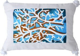 Le Botteghe su Gologone Cotton Hand Painted Indoor Cushion 50x50 cm-AA