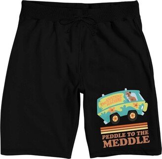 Mystery Machine Men's Black Sleep Pajama Shorts-XL