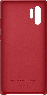 Original Leather Back Cover for Galaxy Note10 Plus - Red
