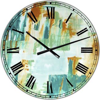 Designart On Your Right Oversized Modern Wall Clock - 36 x 28 x 1