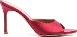 90mm Alexa satin mules