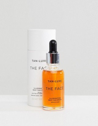 Tan Luxe The Face Illuminating Self-Tan Drops Medium/Dark 1.01 fl oz