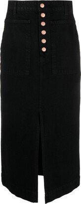 Bea denim midi skirt