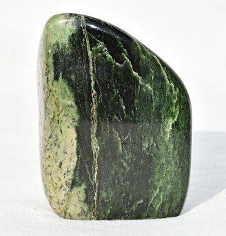 438 Gram Natural Self Standing Nephrite Jade Tumbled Polished Stone