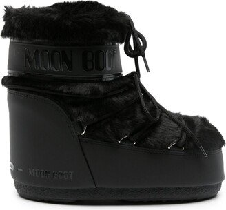 Icon lace-up faux-fur boots