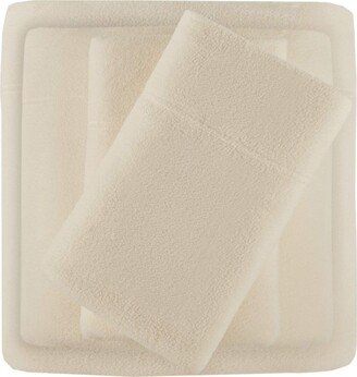 Gracie Mills Micro Fleece Sheet Set, Khaki - Full