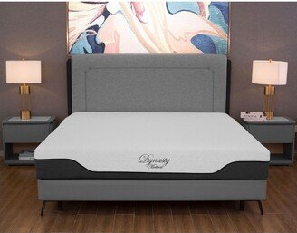 Dynasty Mattress DynastyMattress CoolBreeze 12 Inch Essential Sleep Air Gel Infused Memory Foam Bed Medium Firm King Size