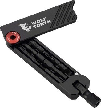 Wolf Tooth 6-Bit Hex Wrench - Multi-Tool, Red ED-Coated Corrosion-Resistant