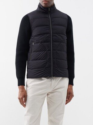 Zip-front Quilted Down Gilet