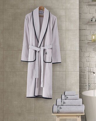 Contrast Frame Bathrobe-AA