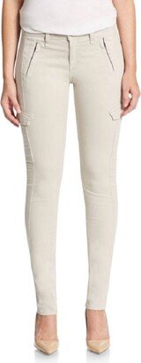 Skinny Cargo Pant in Stone