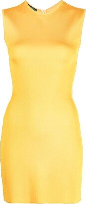 Herve L. Leroux Sleeveless Knit Mini Dress