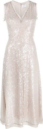 Denise sequinned midi dress