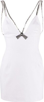 Deco Bow mini dress