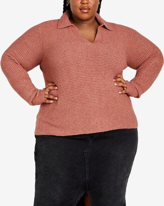 Plus Size Bridget V-Neck Sweater