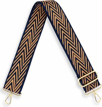 Luxe Kori Navy Zig Zag Bag Strap