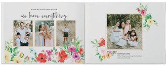 Photo Books: Colorful Blooms Photo Book, 11X14, Professional Flush Mount Albums, Flush Mount Pages