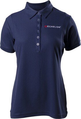 PPM Echelon Merch Echelon Women's Classic Embroidered Polo Shirt | Size SM | Navy