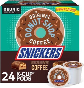 The Original Donut Shop Snickers Medium Roast Coffee Keurig - K-Cup Coffee Pods 24ct