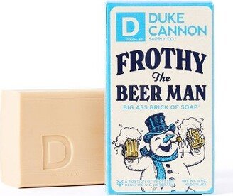 Duke Cannon Supply Co. Frothy the Beer Man Bar Soap - Sandalwood Scent - 10oz