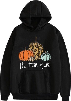 IESUTA Unisex Halloween Pumpkin Sweatshirt Funny Pumpkin Face Graphic Pullover Casual Crewneck Loose Fit Oversized Tops